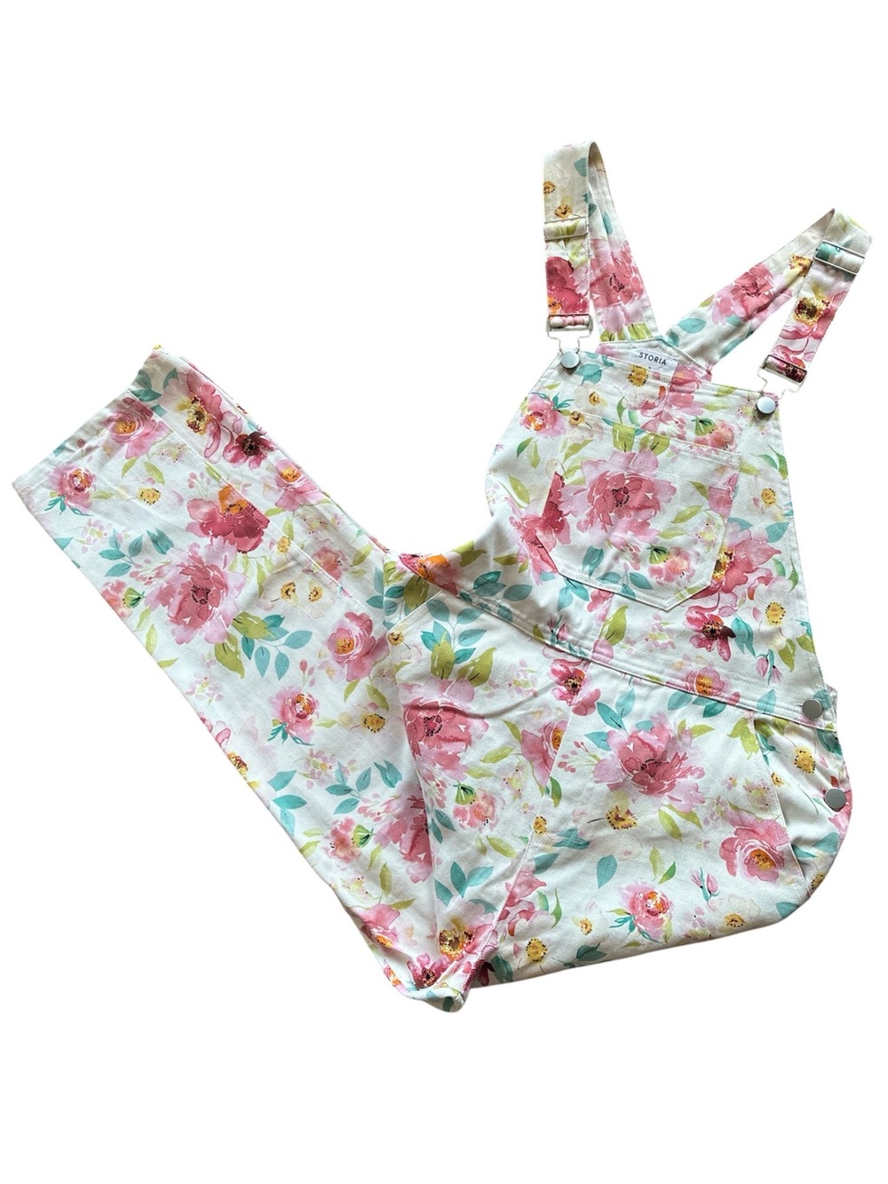 Storia Pink Rose 100% Cotton Overalls. Size Small. - Picture 14 of 16